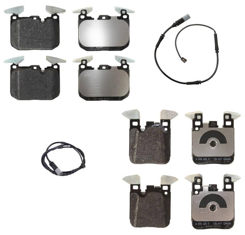 BMW Disc Brakes Kit - Pads Front and Rear